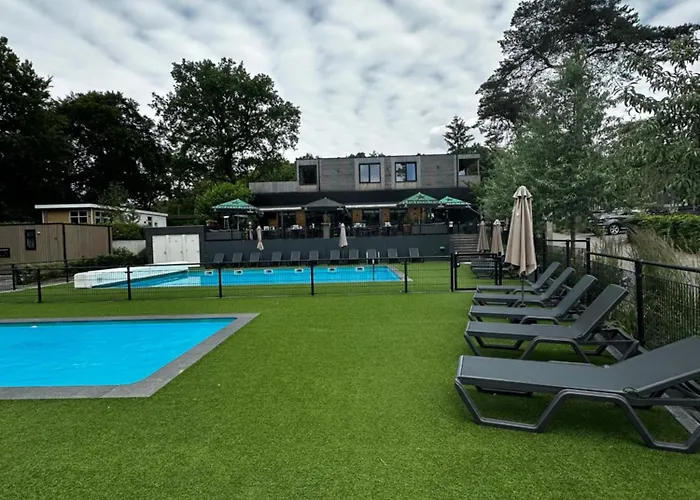 Сasa de vacaciones Dubbele Op Recreatiepark Topparken Op De Veluwe In Met Grote Vrije Tuin En Eigen Parkeerplaats *